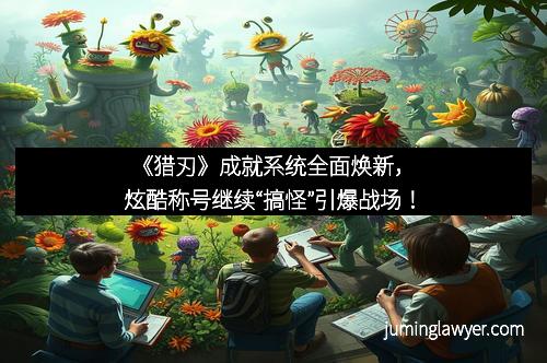 《猎刃》成就系统全面焕新，炫酷称号继续“搞怪”引爆战场！